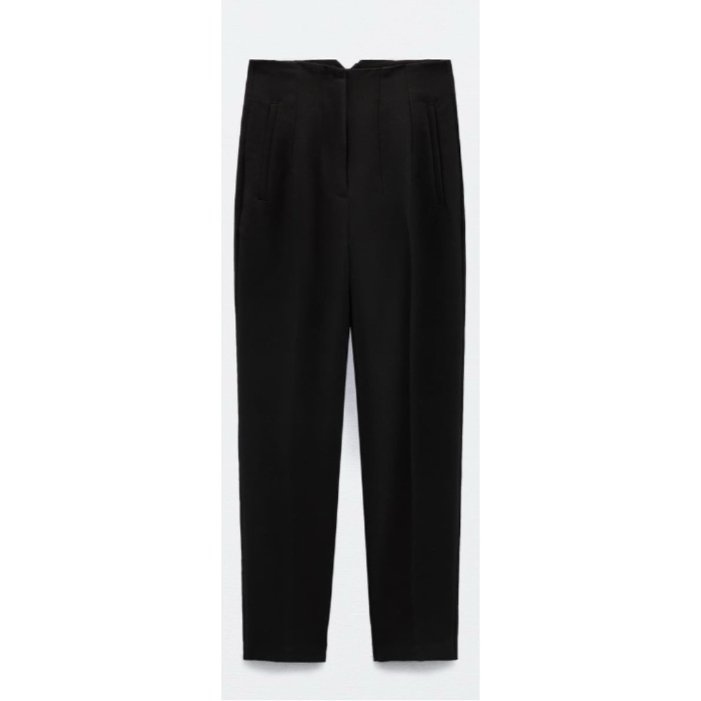 Zara Pants with High Waist Black